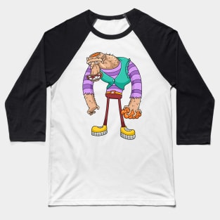 Funny gorilla brain in hand Baseball T-Shirt